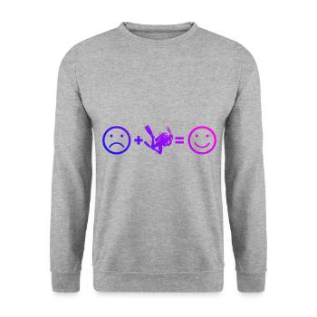 Plongée Homme Diver Diver Scuba Diver - Sweat-shirt Unisexe - gris chiné - Devant - Alina (178cm) & Michal (187cm)