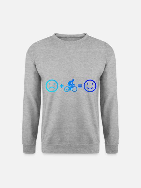 Vélo de route Femmes Vélo de route Cyclisme de route Hommes - Sweat-shirt Unisexe - gris chiné