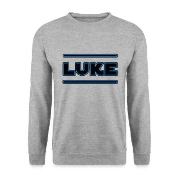 trappe - Sweat-shirt Unisexe - gris chiné - Devant - Alina (178cm) & Michal (187cm)