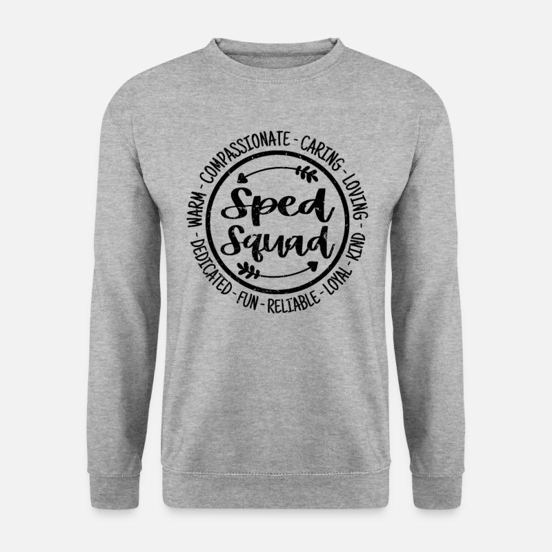 Beschleunigter Kader - Unisex Pullover - Weißgrau meliert