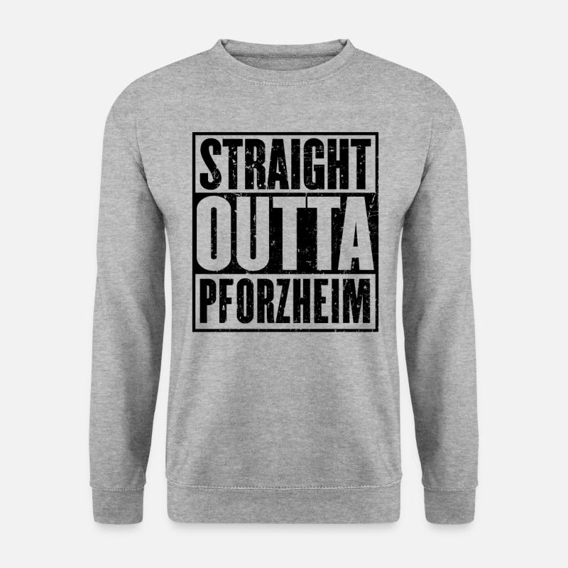 Direkt aus Pforzheim - Unisex Pullover - Weißgrau meliert