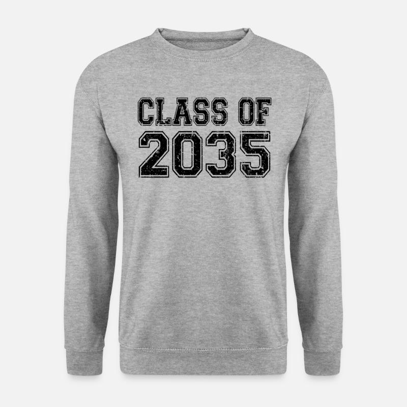 Klasse von 2035 - Unisex Pullover - Weißgrau meliert