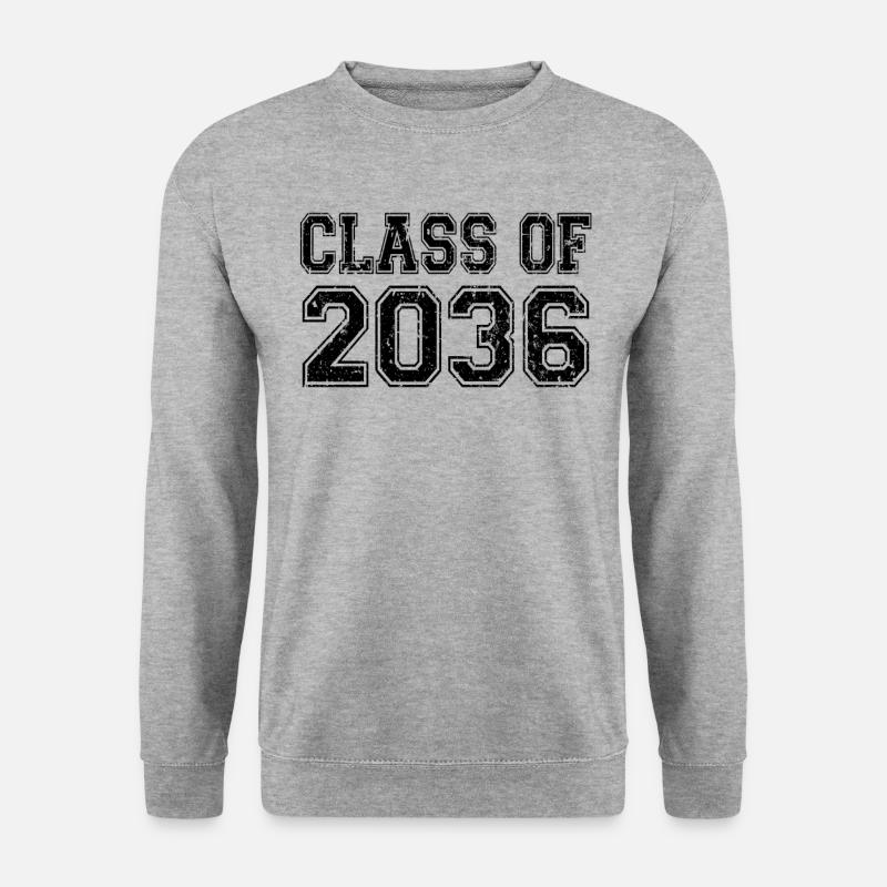 Klasse von 2036 - Unisex Pullover - Weißgrau meliert