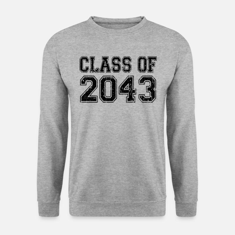 Klasse von 2043 - Unisex Pullover - Weißgrau meliert