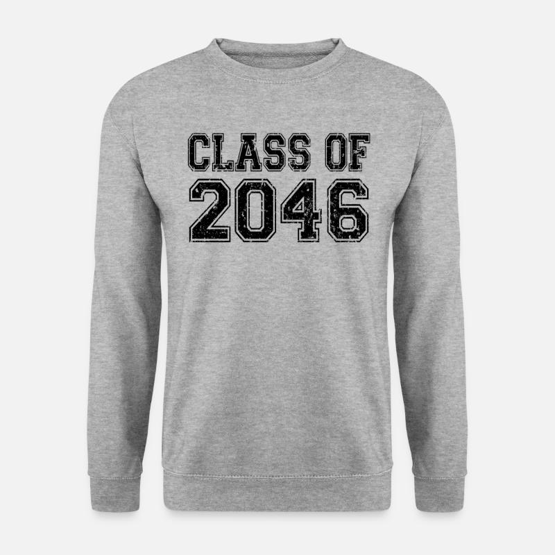 Klasse von 2046 - Unisex Pullover - Weißgrau meliert