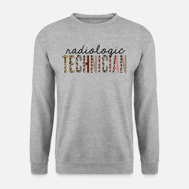 Radiologic Technician Leopard Print Funny - Unisex Sweatshirt - salt & pepper