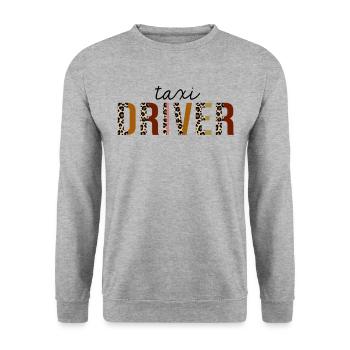 Préparateur de déclarations de revenus Leopard Print Drôle - Sweat-shirt Unisexe - gris chiné - Devant - Alina (178cm) & Michal (187cm)