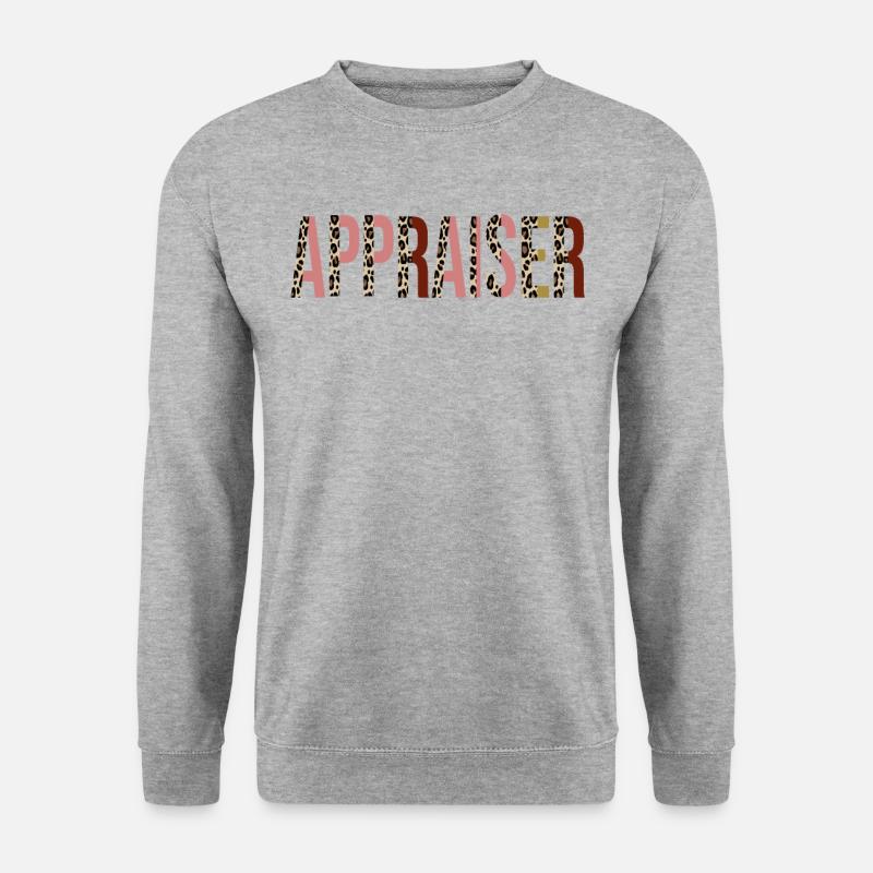 Schätzer - Unisex Pullover - Weißgrau meliert