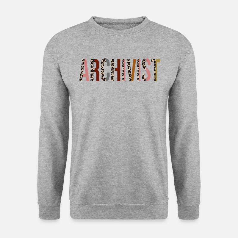 Archivar - Unisex Pullover - Weißgrau meliert