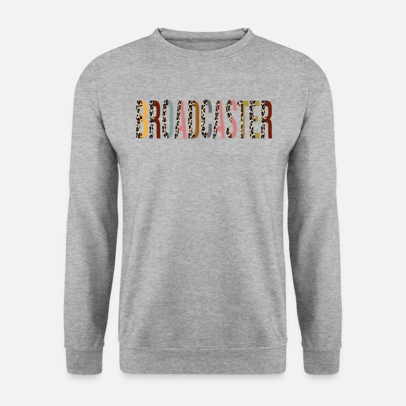 Sender - Unisex Pullover - Weißgrau meliert