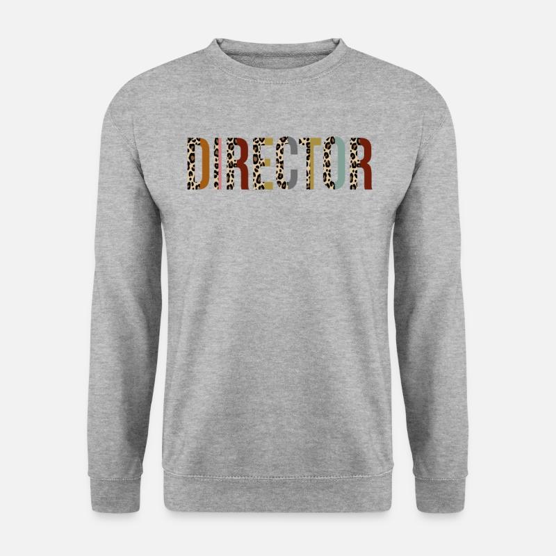 Regisseur - Unisex Pullover - Weißgrau meliert