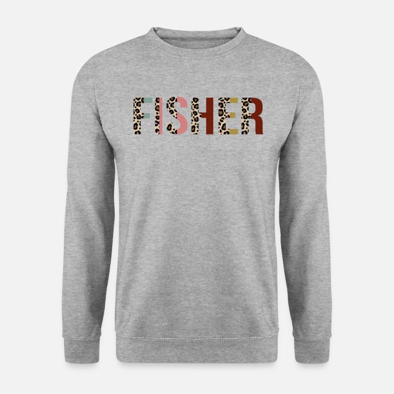 Fischer - Unisex Pullover - Weißgrau meliert