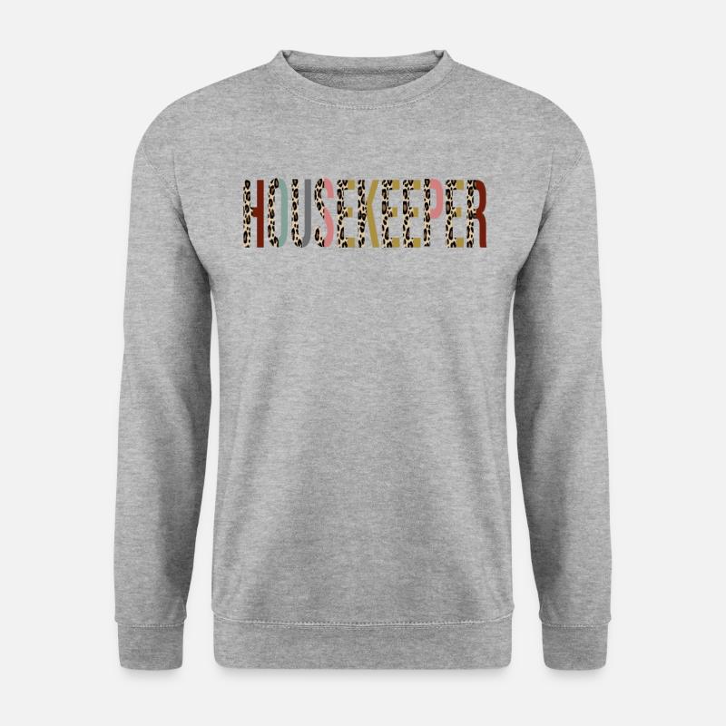Haushälterin - Unisex Pullover - Weißgrau meliert
