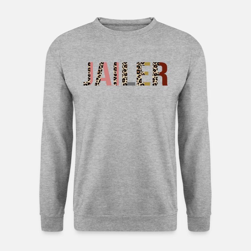 Gefängniswärter - Unisex Pullover - Weißgrau meliert