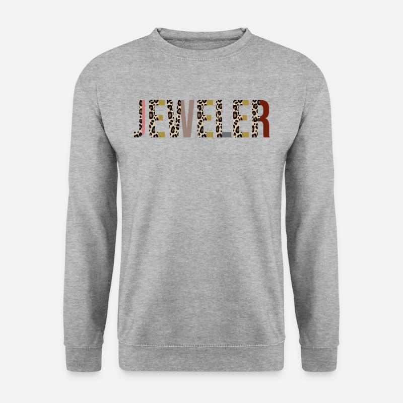 Juwelier - Unisex Pullover - Weißgrau meliert