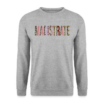 Magistrat - Sweat-shirt Unisexe - gris chiné - Devant - Alina (178cm) & Michal (187cm)