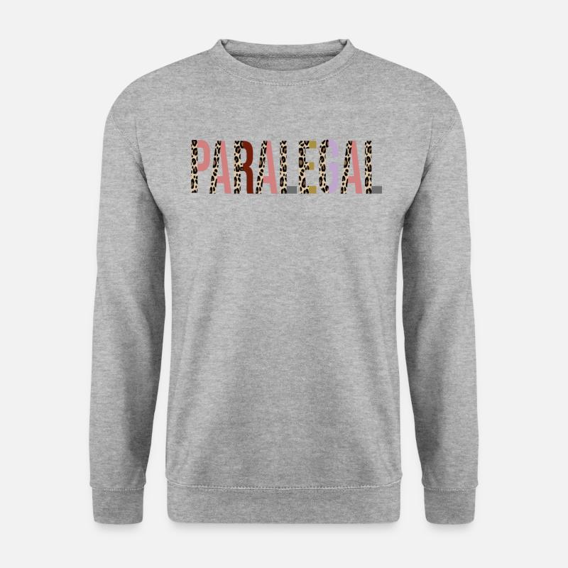 Anwaltsgehilfe - Unisex Pullover - Weißgrau meliert