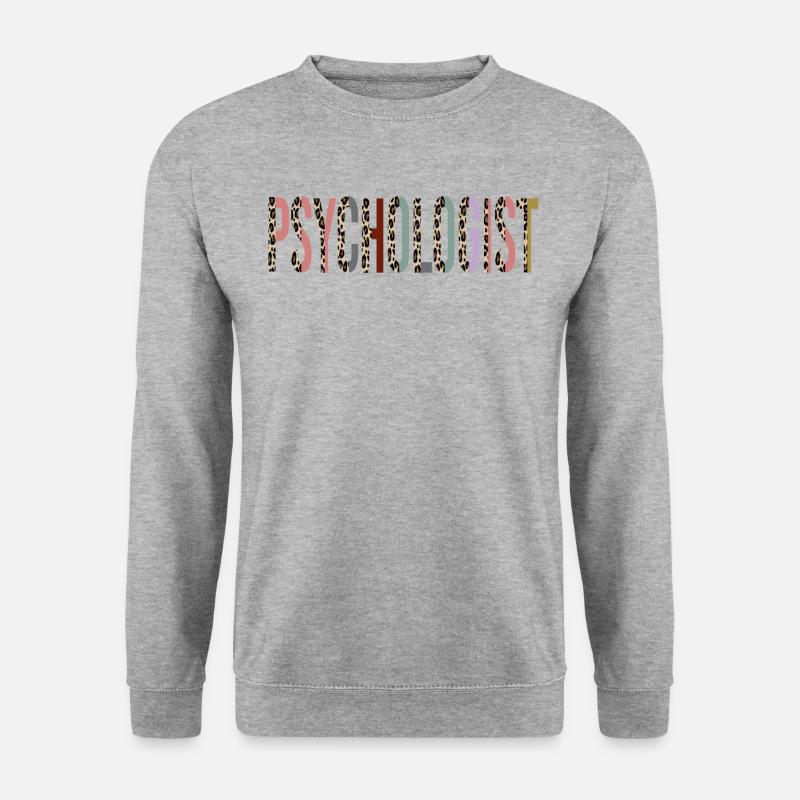 Psychologe - Unisex Pullover - Weißgrau meliert
