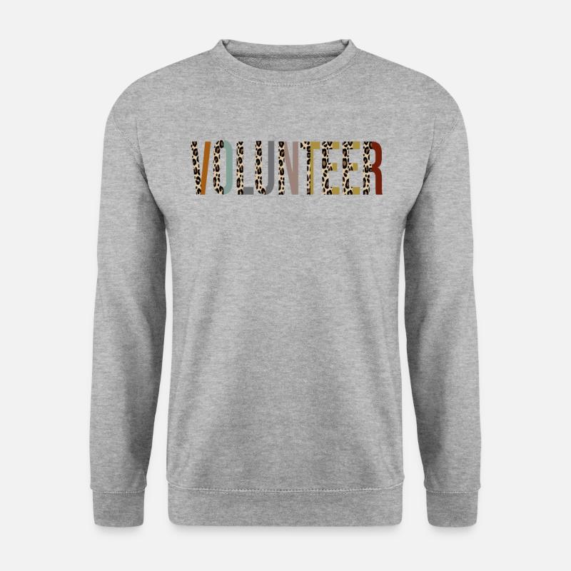 Freiwilliger - Unisex Pullover - Weißgrau meliert