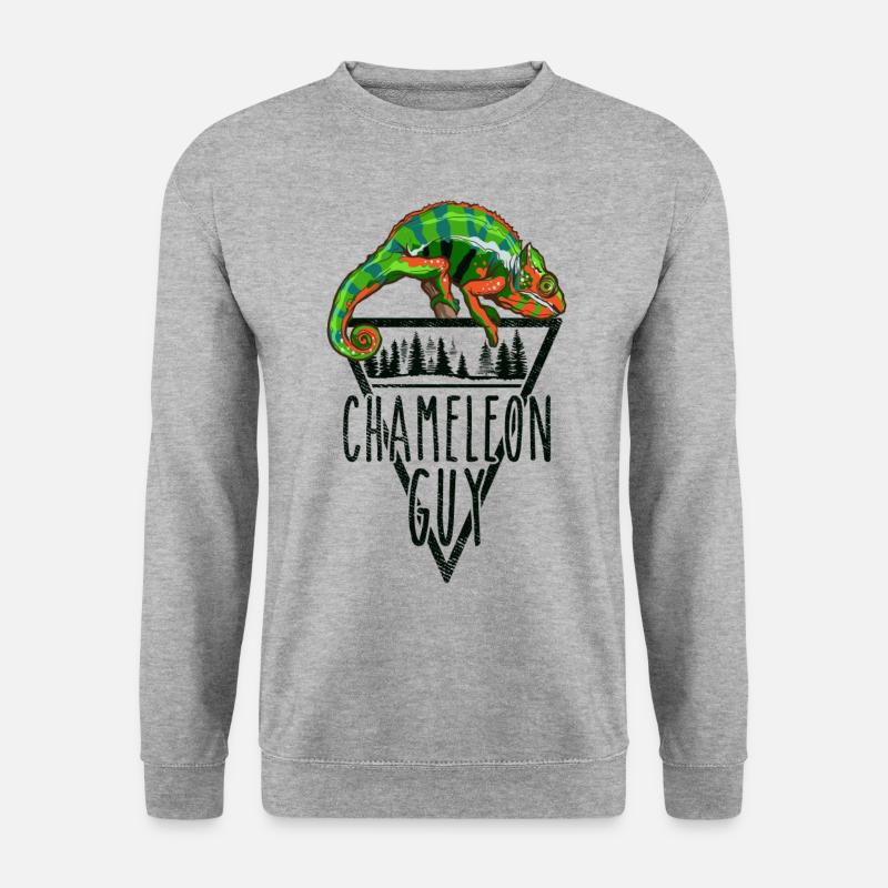 That Chameleon Guy Panther Chameleon - Unisex Sweatshirt - salt & pepper