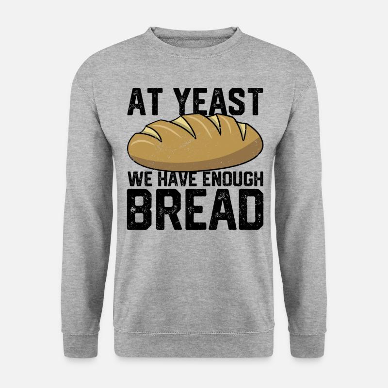 Funny bread baker - Unisex Sweatshirt - salt & pepper