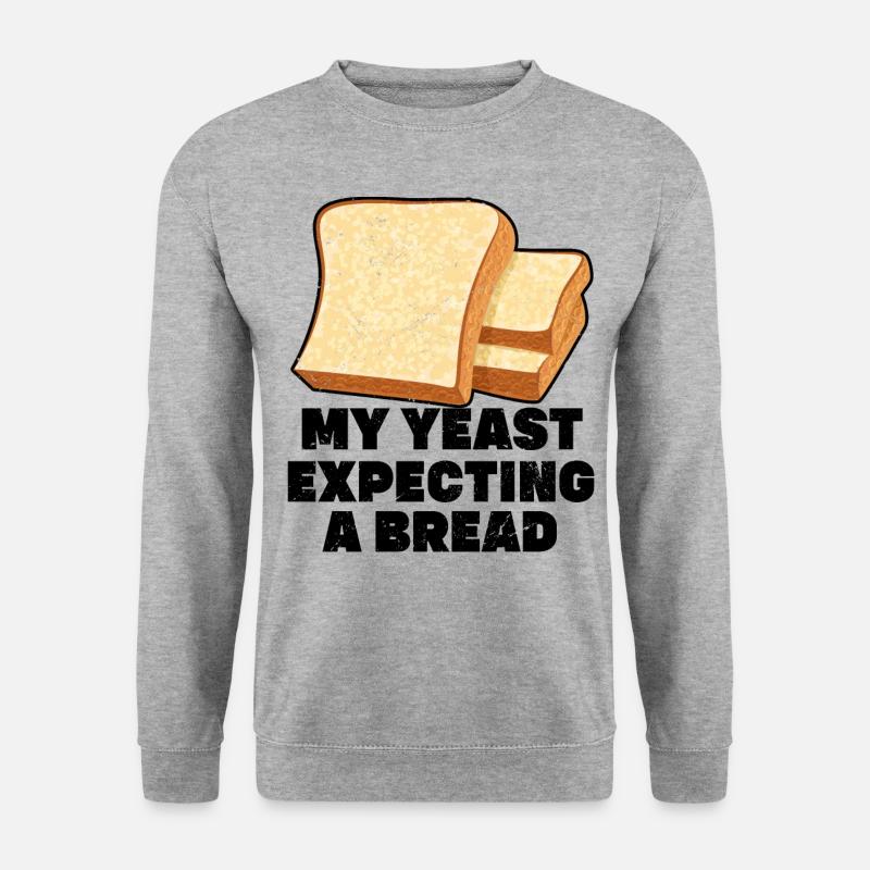 Funny bread baker - Unisex Sweatshirt - salt & pepper