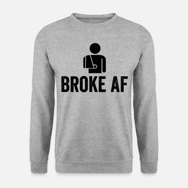 Broken arm - Unisex Sweatshirt - salt & pepper