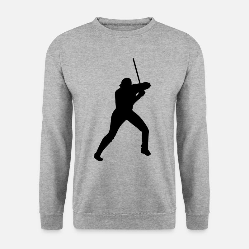 Stickball Player - Unisex Sweatshirt - salt & pepper