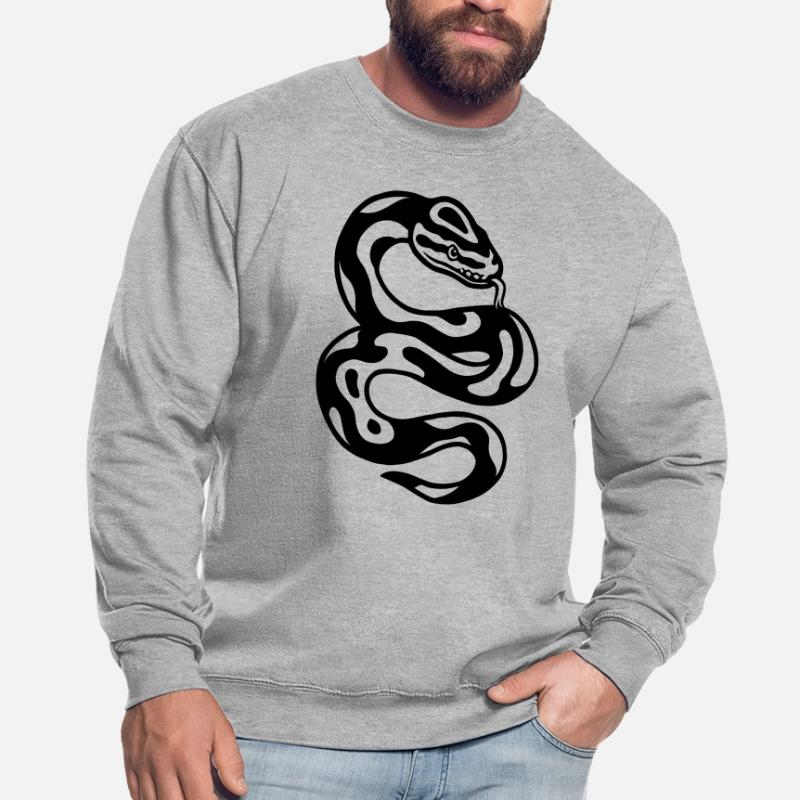Serpent python puffer Sweat-shirt Unisexe