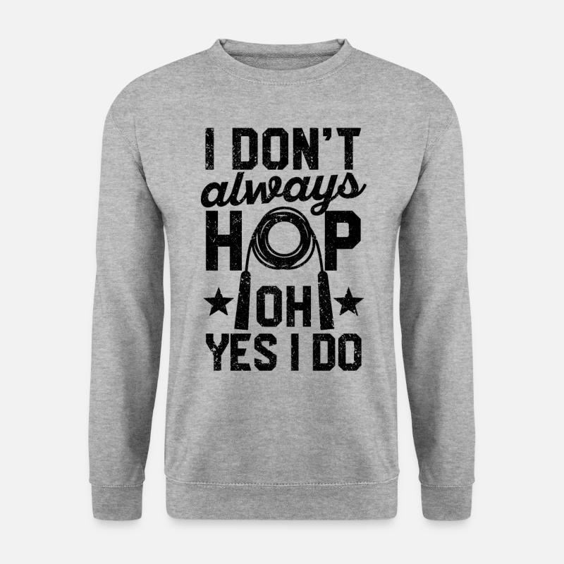 Funny skipping rope skipping rope - Unisex Sweatshirt - salt & pepper