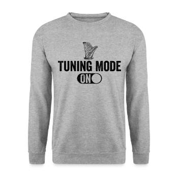 Harpiste Harpiste - Sweat-shirt Unisexe - gris chiné - Devant - Alina (178cm) & Michal (187cm)