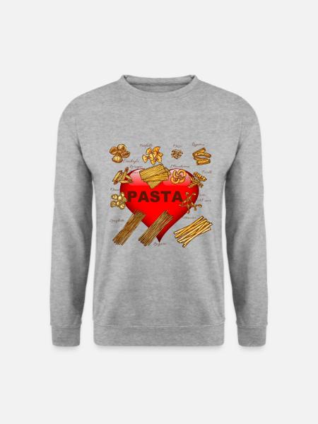 I love Pasta - Unisex Sweatshirt - salt & pepper