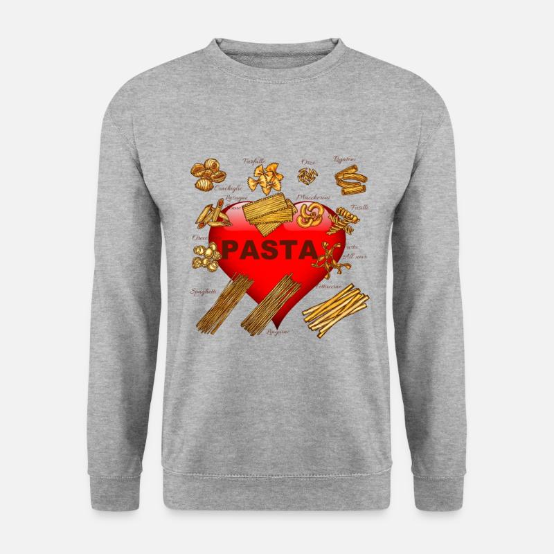 I love Pasta - Unisex Sweatshirt - salt & pepper
