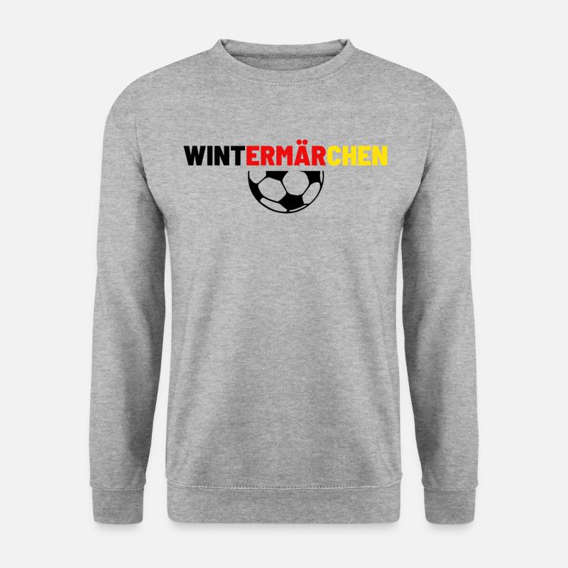 Wintermärchen Design - Unisex Pullover - Weißgrau meliert