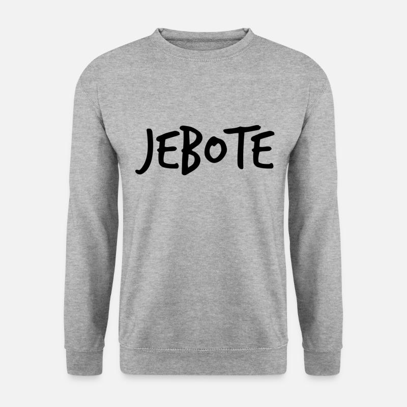 Jebote - Unisex Pullover - Weißgrau meliert