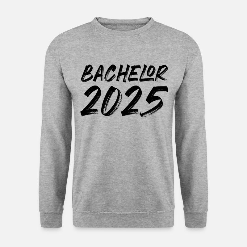 Bachelor 2025 - Unisex Pullover - Weißgrau meliert