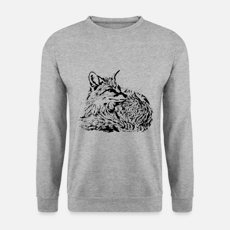 Fox - Unisex Sweatshirt - salt & pepper
