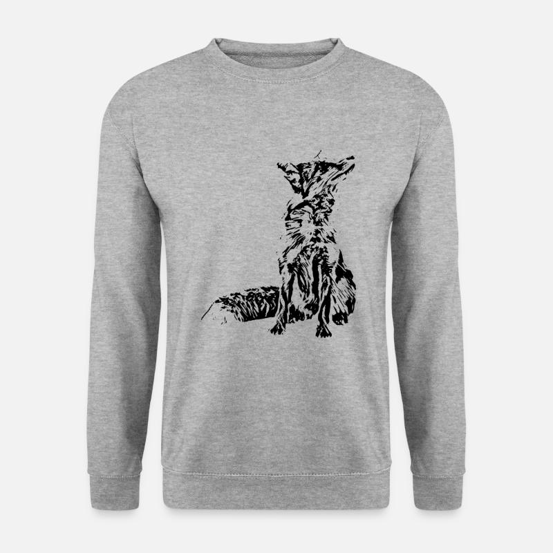 Fox - Unisex Sweatshirt - salt & pepper