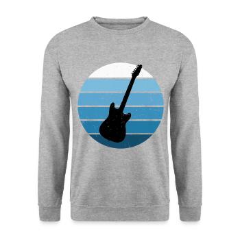 Guitariste Femmes Guitare classique - Sweat-shirt Unisexe - gris chiné - Devant - Alina (178cm) & Michal (187cm)