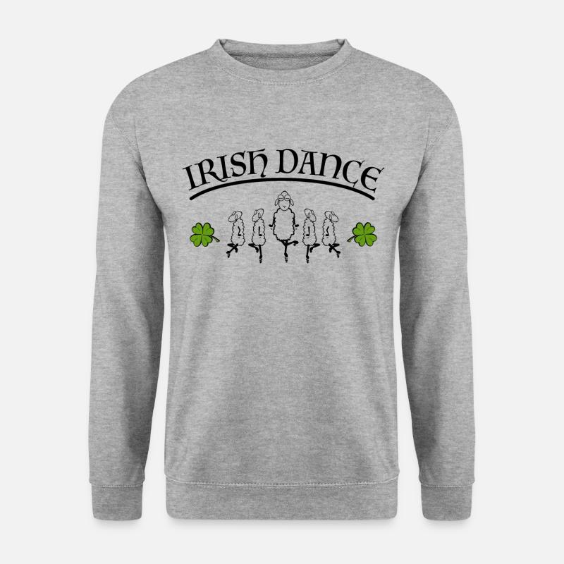 Irish Dance - Unisex Pullover - Weißgrau meliert