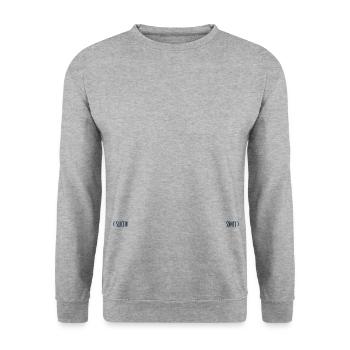 Faiblesse droite-gauche - Sweat-shirt Unisexe - gris chiné - Devant - Alina (178cm) & Michal (187cm)
