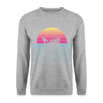 Plongeur Taucher Plongée Libre Plongée Taucher Plongée sous-marine - Sweat-shirt Unisexe - gris chiné - Devant - Alina (178cm) & Michal (187cm)
