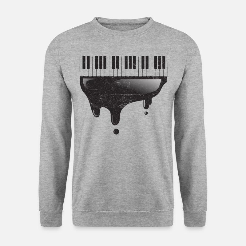 Piano vintage - Sweat-shirt Unisexe - gris chiné