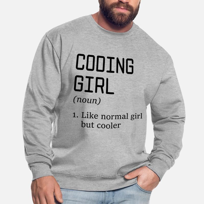 Coding Girl Definition Noun Software Developer Pro Unisex Pullover