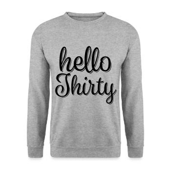 30ème anniversaire cadeau 30 ans - Sweat-shirt Unisexe - gris chiné - Devant - Alina (178cm) & Michal (187cm)