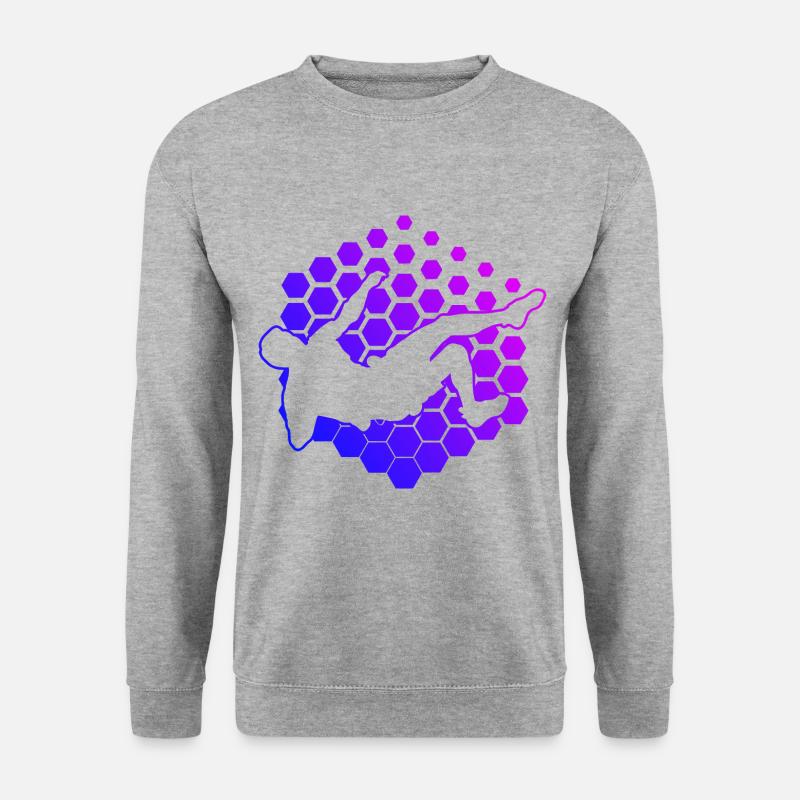 Climbing, Climbing, Bouldering, Men, Bouldering - Unisex Sweatshirt - salt & pepper