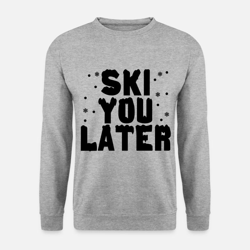 Ski You Later Gift - Unisex Sweatshirt - salt & pepper