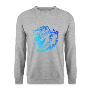 VTT VTT Cyclisme VTT - Sweat-shirt Unisexe - gris chiné - Devant - Alina (178cm) & Michal (187cm)