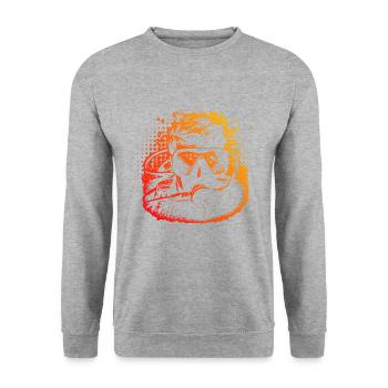 Plongeur Homme Plongeur Plongeur Femme Plongeur Plongeur - Sweat-shirt Unisexe - gris chiné - Devant - Alina (178cm) & Michal (187cm)