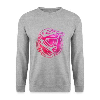 VTT VTT VTT Femmes Cycliste - Sweat-shirt Unisexe - gris chiné - Devant - Alina (178cm) & Michal (187cm)